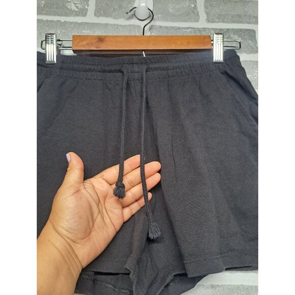 Wilfred Free Womesn Summer Shorts Black‎ Elastic Waist Drawstring Size 2XS - Picture 3 of 10